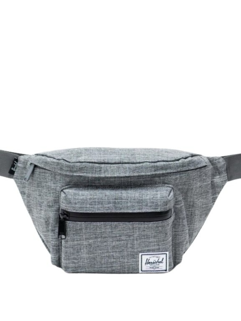 Herschel Supply Company Heather Grey Belt Bag with Front Zip Pocket